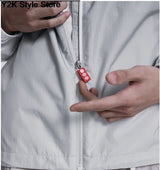 Men’s Lightweight Printed Zip-Up Hoodie