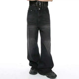 Men’s Vintage Gradient Wide-Leg Jeans
