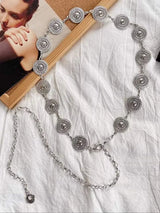 Women’s Steampunk Hollow-Out Circle Waist Chain