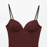 HXAO Corset Camisole Crop Top – Backless Bustier Tank