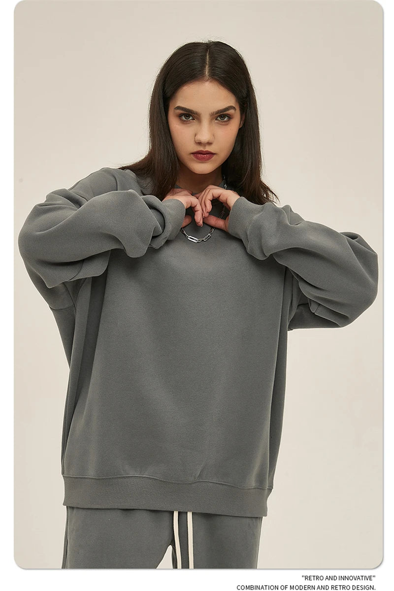 Men's 350gsm Fleece Crewneck Sweatshirt