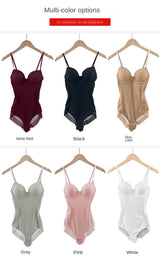 Underwire White Bodysuit Shaper – Silky Stretch Medium Control Shapewear