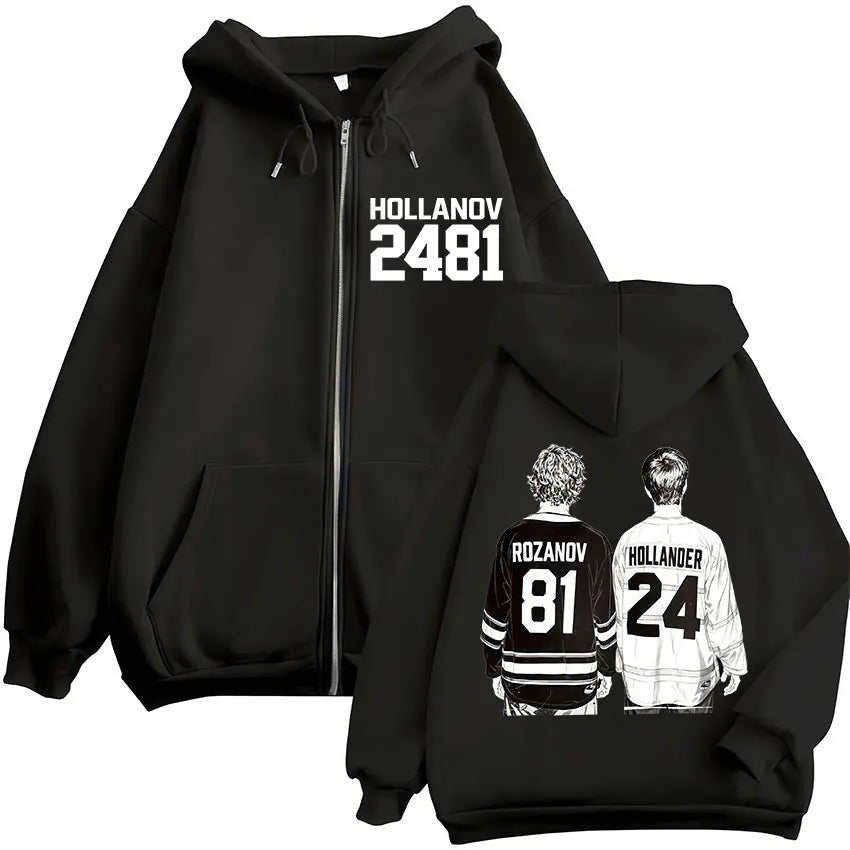 Ilya Rozanov 81 Boston Raiders Fleece Zip Hoodie