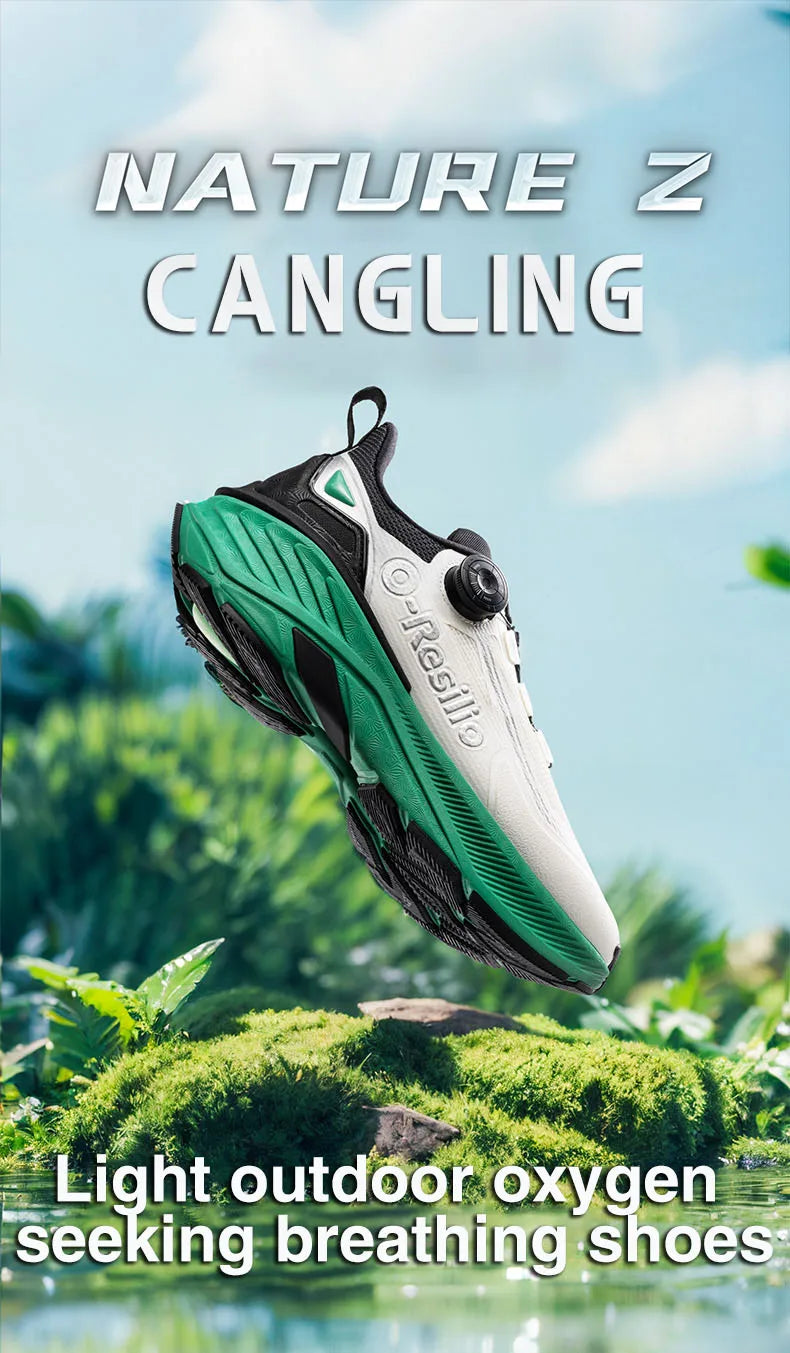 ONEMIX Outdoor Running Sneakers Men Elastic Trail Shoes Lightweight Breathable Women Sneakers Couple Casual Waterproof Shoes