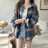 Classic Plaid Flannel Shirt Jacket