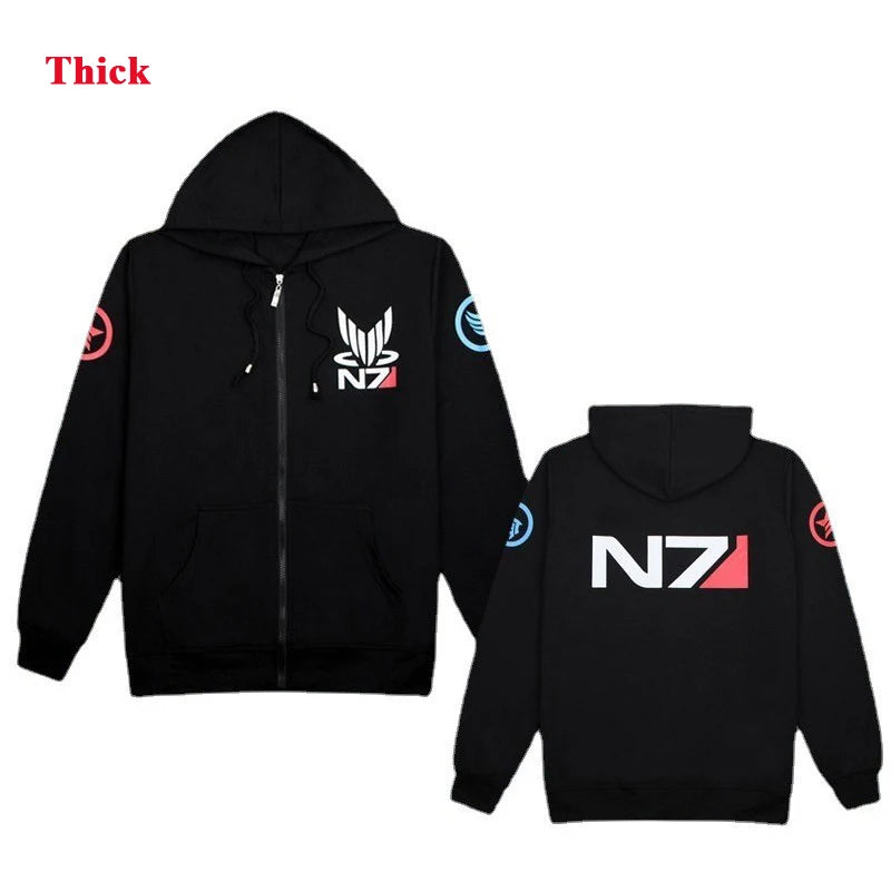 Mass Effect N7 Zip-Up Hoodie