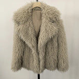 Plush Faux Fur Winter Coat