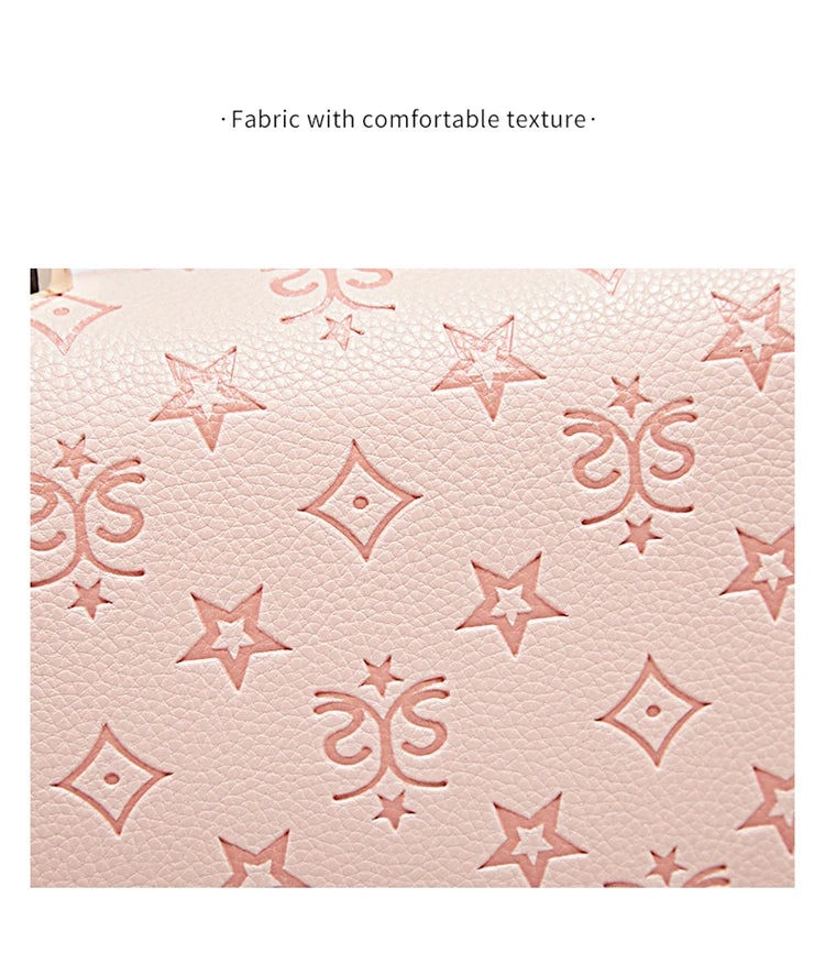FOXER Brand PVC Leather Pink Handbag Women's Shoulder Bag Chic Small Square Bag Fashion Female Crossbody Bag Ligth Luxury