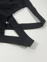 Cross-Back Adjustable Seamless Sports Bra Set – Breathable & Pad-Free