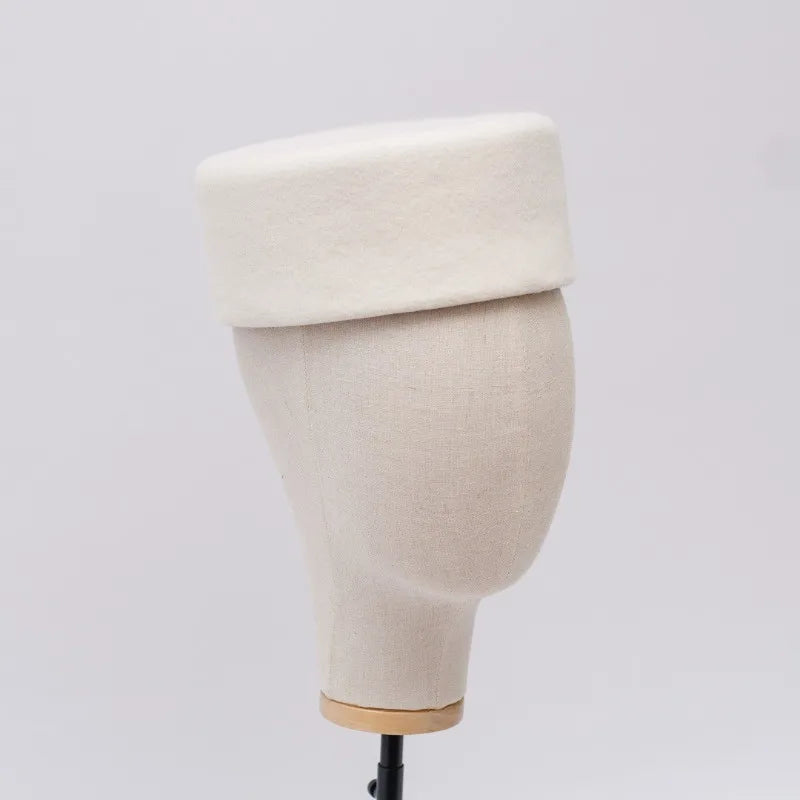 Vintage 100% Wool Felt Fedora Hat – Unisex Formal Style