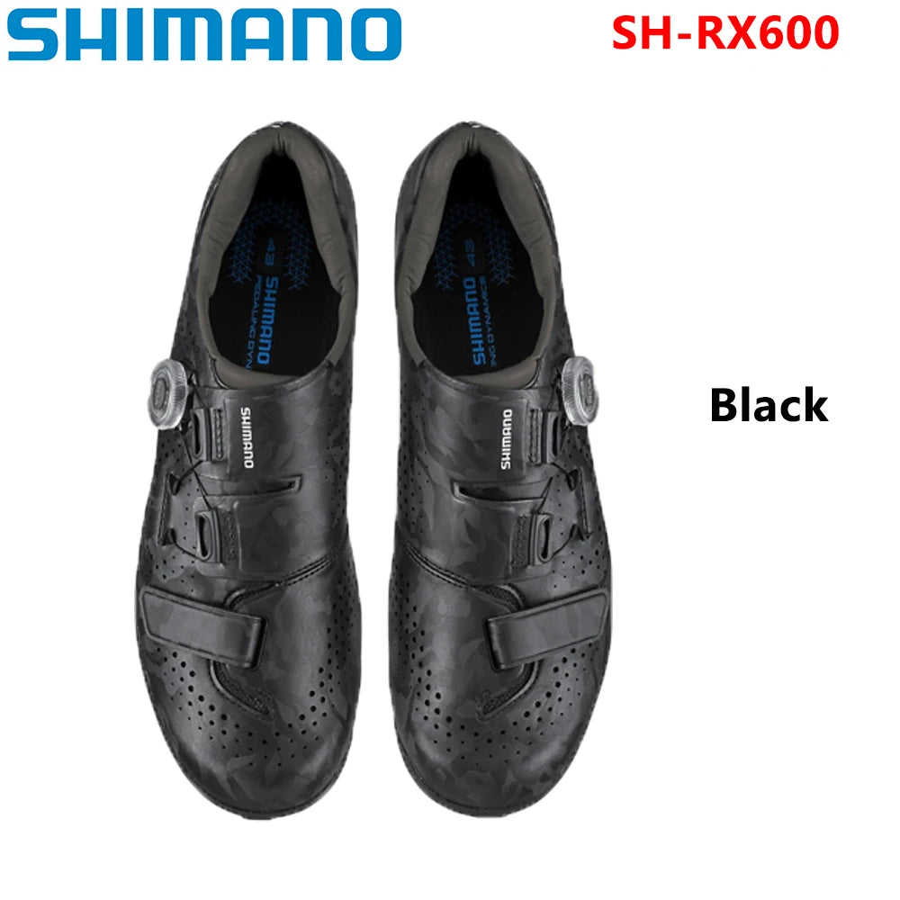 Shimano SH-RX600 Gravel Bike Lock Shoes RX6 RX600 Carbon Fiber Sole Gravel Bike Self-locking Riding Shoes Locking Shoes