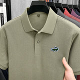 Men's Cotton Embroidered Polo Shirt