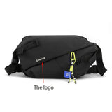 Unisex Nylon Panelled Crossbody Chest Pack