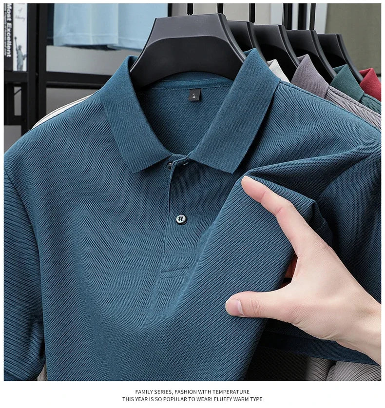 Men's Premium Cotton Polo Shirt – 19 Colors