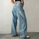 Y2K Baggy Straight-Leg Jeans