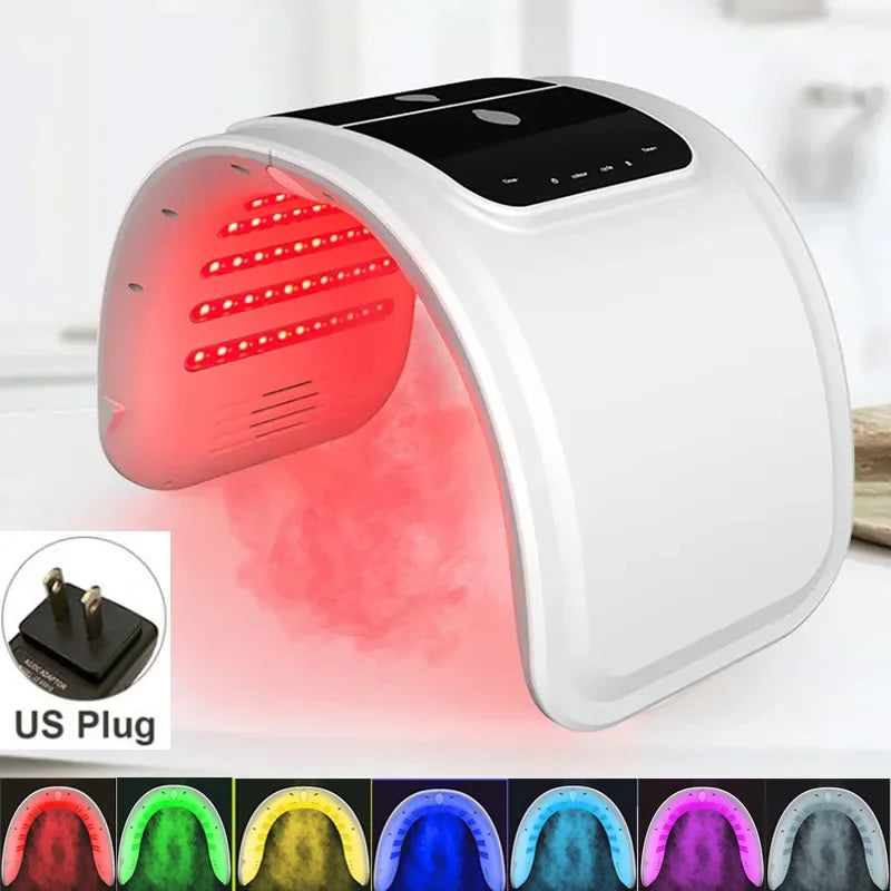7 Colors PDT LED Mask 2025 Professional Facial Red Light Therapy Face Lift Anti Wrinkle Beauty Machine Skin Rejuvenation Device