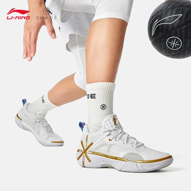 LI-NING Wade Shadow 6 V2 Men's Basketball Professional Sport Shoes Anti Slip Rebound Basketball Game Shoes ABPV021