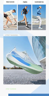 Xtep Kunpeng Running Shoes for Men 2025 Summer Shock-absorbing Rebound Lightweight Breathable Mesh Sport Shoes 875219110025