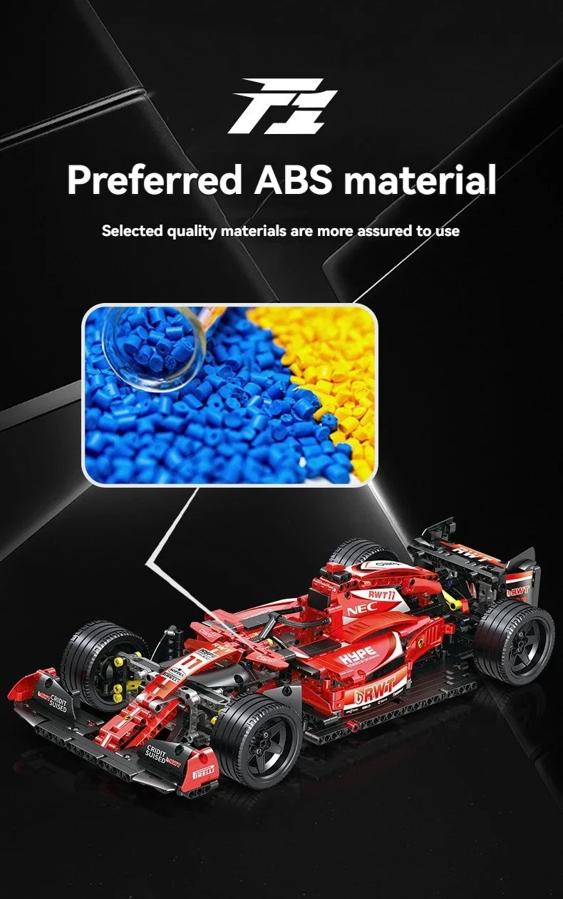 Creative DIY Racing Car Model Building Bricks Kit Advanced MOC Construction Toys for Adults Boys Girls Holiday Gift Idea