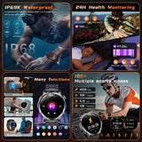 GUHUAVMI AK95 Pro Smartwatch – AMOLED, GPS & Flashlight