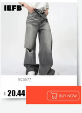 Vintage Camouflage Wide-Leg Men's Jeans