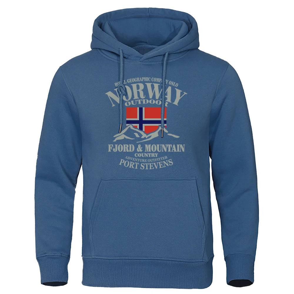 Norway Mountain Oversize Hoodie