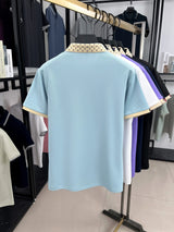 Men's Embroidered Jacquard Polo Shirt – Summer Style