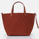 CH Woven Tote Bag – Vintage Style, Large Capacity
