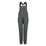 Fleece Bib Overalls - Adjustable Warm Winter Fuzzy Jumpsuit & Ski Pants