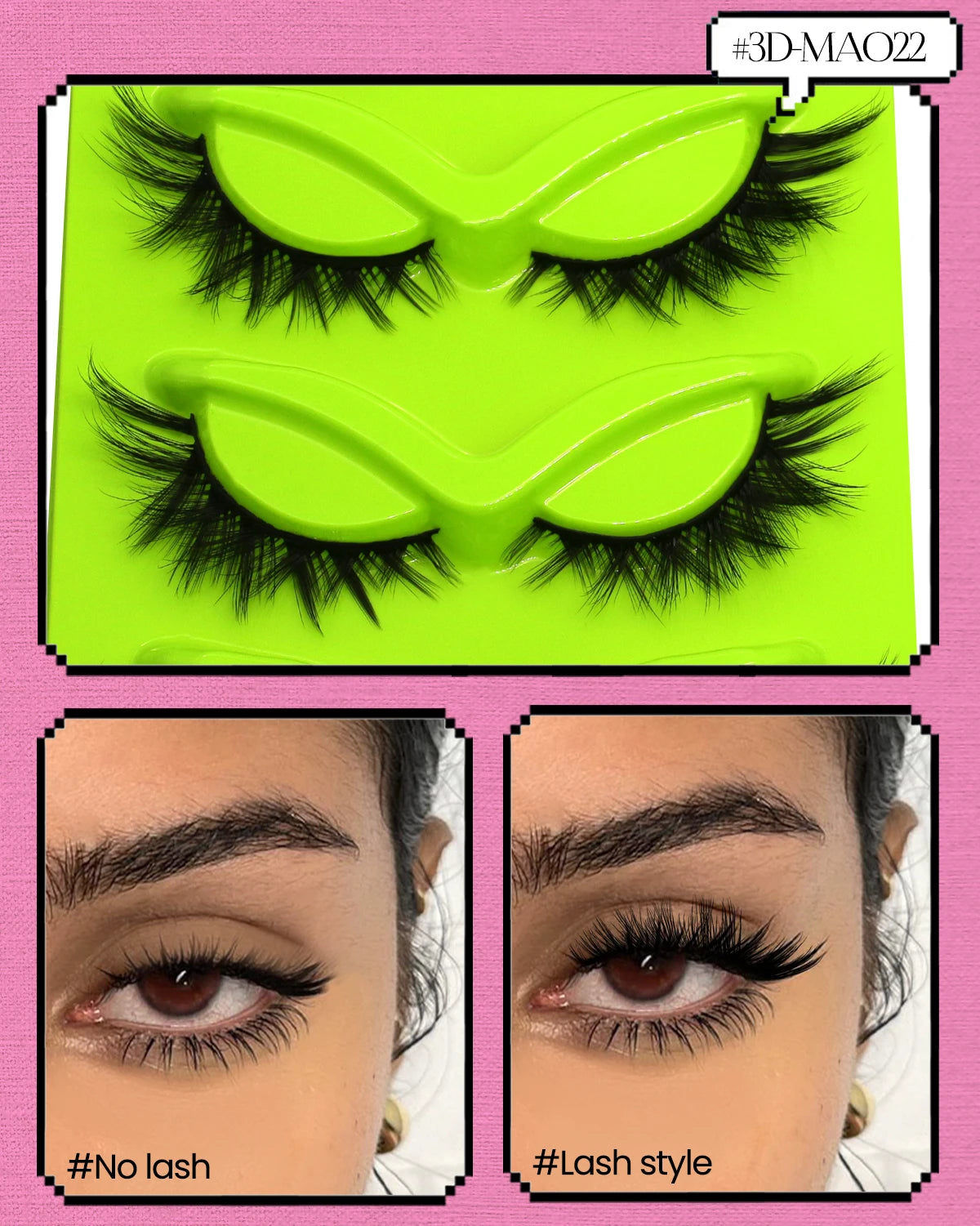 Optional 5Pairs 20Pairs Russian Strip Lashes 3D Mink Lashes Natural Dramatic Style Household Salon Eyelash Supply