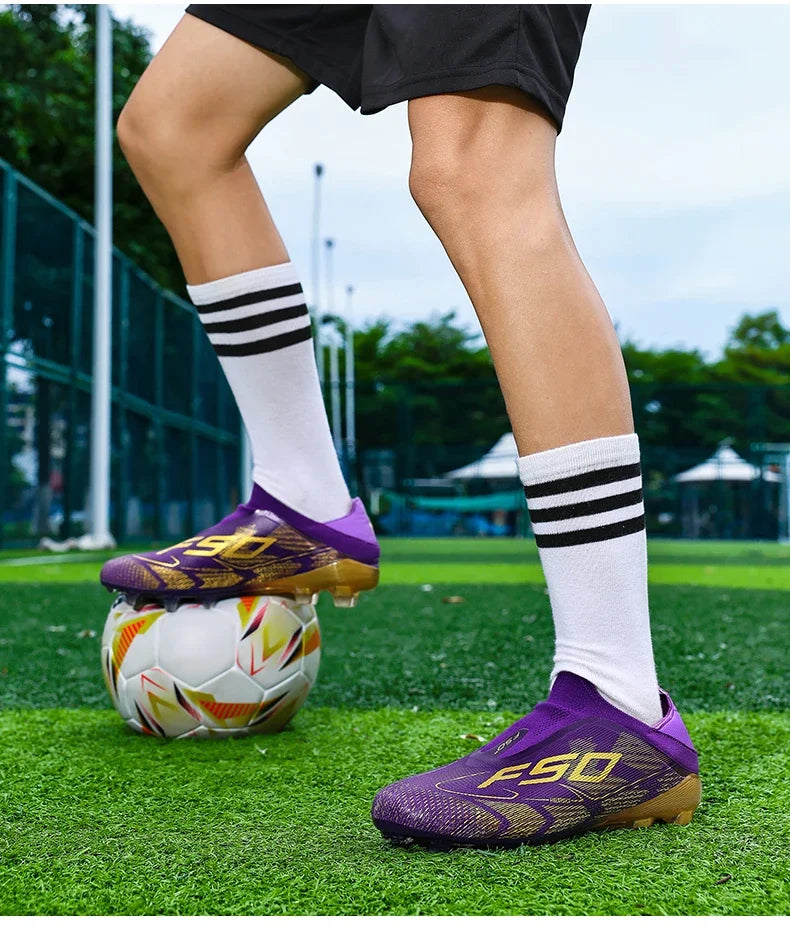 Men's Football Boots – Lace-Up Soccer Cleats