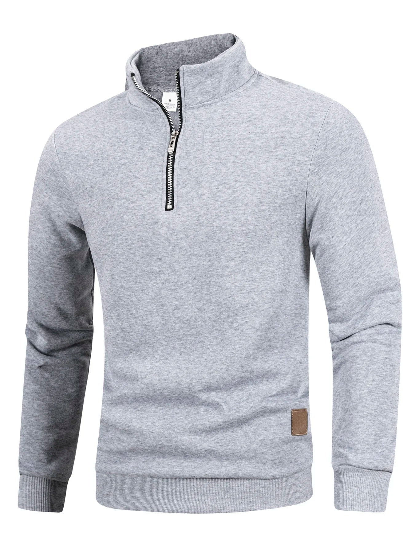 Men’s Quarter-Zip Turtleneck Pullover