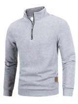 Men’s Quarter-Zip Turtleneck Pullover