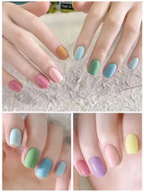 XEIJAYI Macaroon Gel Nail Polish Set 12 Colors High Gloss Shine Long-Lasting UV LED Soak Off Gel Non-Alcohol Formula Nail Art