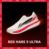 Li-Ning Men's RED HARE 9 ULTRA Racing Running Shoes SUPER BOOM Cushion BOOM FIBER Breathable LiNing Training Sneakers ARPW007