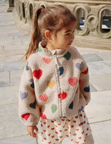 Kids' Sequin Lambswool Winter Jacket