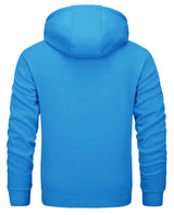 TACVASEN Autumn Winter Fleece Hoodies Mens Thermal Warm Hooded Sweatshirts Pockets Casual Hoodies Pullover Tops Male