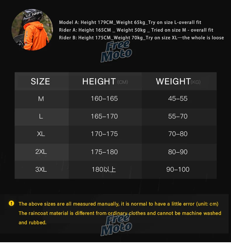 SULAITE Men's Waterproof Reflective Rain Suit – Jacket & Pants