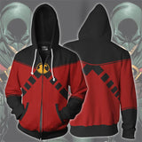Superhero Nightwing Robin Cosplay Hoodie Costume Sweatshirt Halloween Zipper Outerwear Casual Hoodies Cosplay Costume Jackets