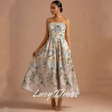 Lucy Floral A-Line Gown | Wedding & Prom Dress