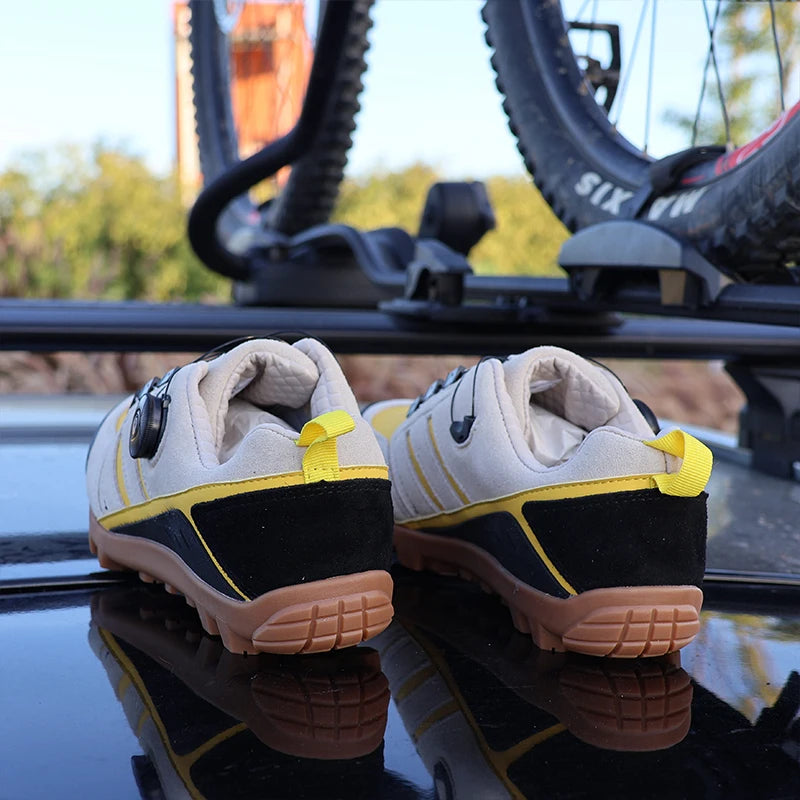 QQ-TB181 Cycling Shoes for Men, MTB Shoes, High Quality, Hiking, Gravel, Road Bicycle Sneakers for Men, Tennis Shoes, Size 39-50