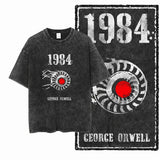 1984 Graphic Cotton Tee | Vintage Streetwear Men's T-Shirt