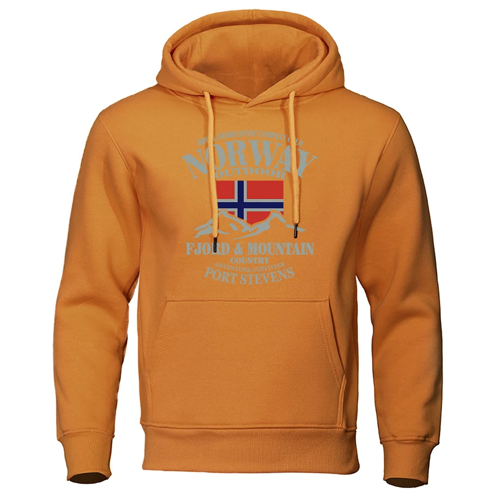 Norway Mountain Oversize Hoodie