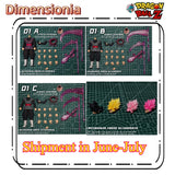 In stock  Dimensionia Workshop DIMENSIONIA Dragon Ball 01A-01C Black Goku Rebel God Action Figure