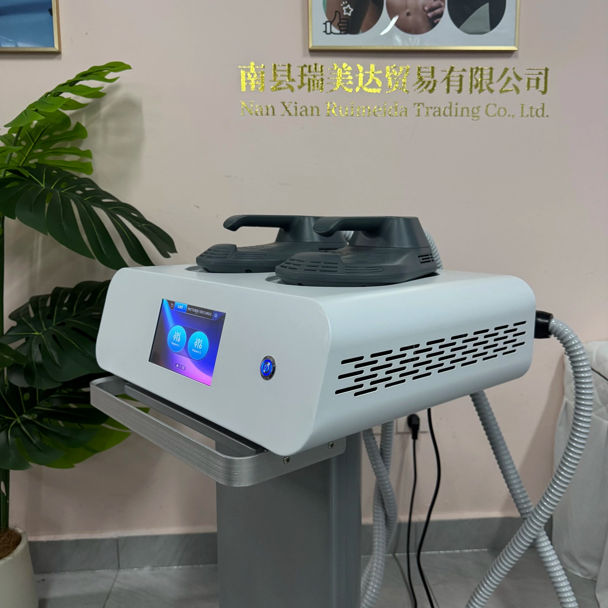 Myoslim New Body Sculpting Machine Shaping 15 T 6000W EMS Radio Frequency RF Muscle Stimulator Device