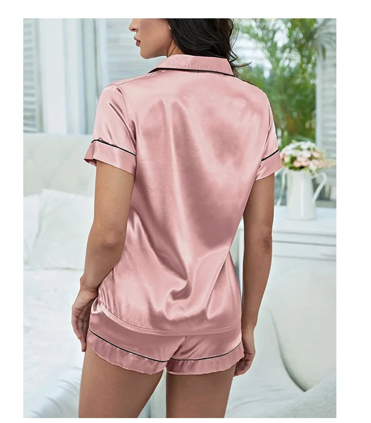 Women’s Luxurious Satin Pajama Set