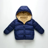 Kids’ Plush Cartoon Hooded Jacket