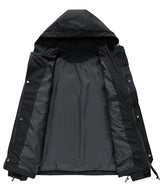 Men's Hooded Windbreaker Zip Jacket – Cargo Style