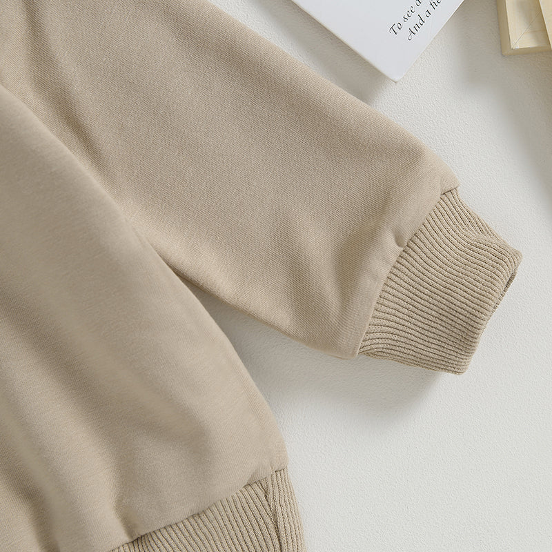 Toddler Boy "Little Dude" 2-Piece Fall/Winter Outfit | Long Sleeve Sweatshirt & Pants Set