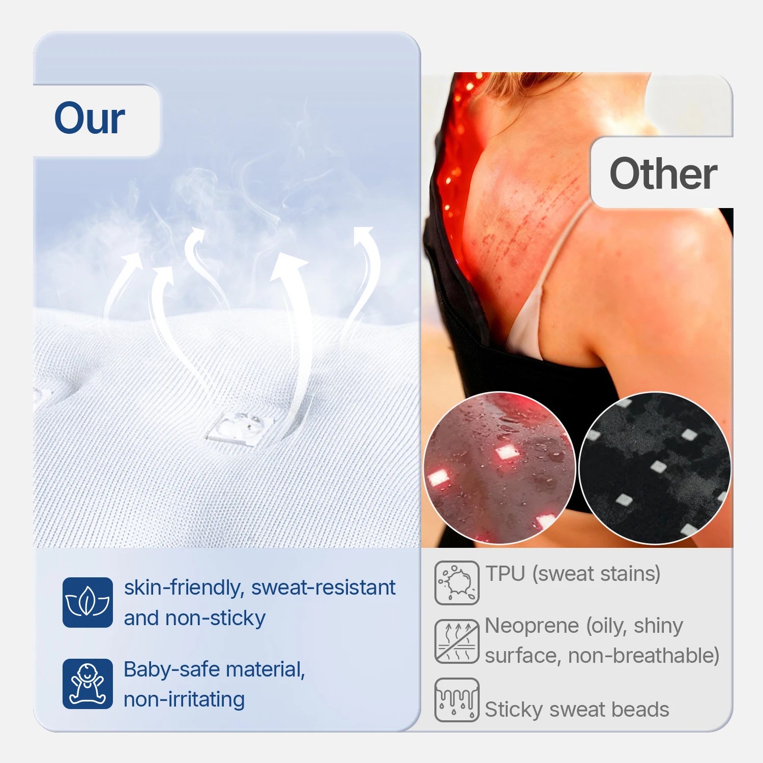 Upgraded Hello Face L7 Large Red Light Therapy Mat 792pcs LEDs 660 & 850nm Infrared Light Therapy Pad For Full Body Pain Relief
